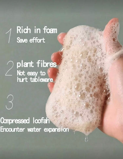 Natural Loofah Bath and Body Exfoliator Sponge