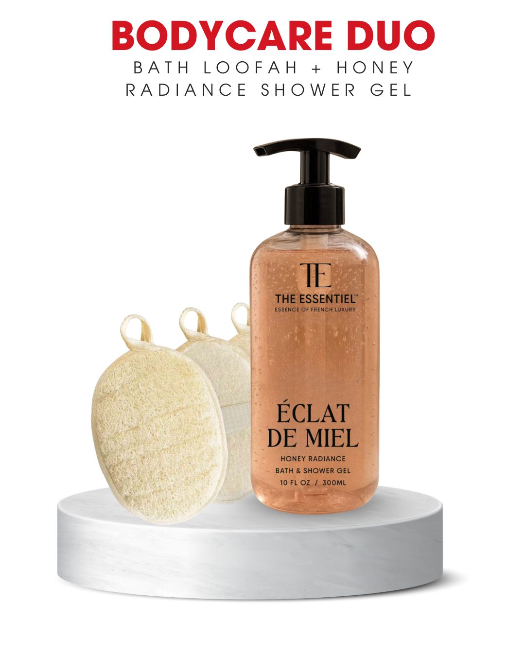 Loofah + Shower Gel Bodycare Duo